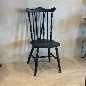 ブラック家具　木製チェア