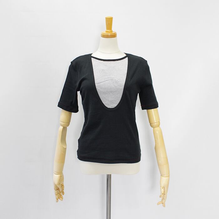 【24時間以内発送】完売品Miller double-front T-shirt Miller double-front T-shirt – beautiful people online store