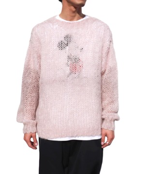 UNUSED / US2520 MOHAIR PULLOVER KNIT (ECRU)