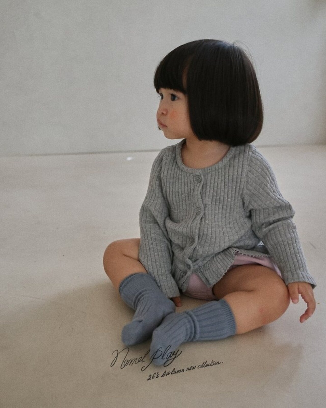 韓国子供服 / 26Autumn / normalplay / マリーカーディガン / キッズ / 秋服 *12M~L*