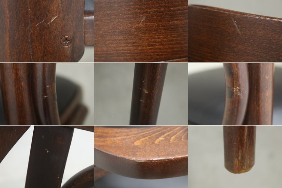 東欧 ヴィンテージ ビーチ材 ベントウッド アーム ダイニングチェア レトロ ヴィンテージ ビーチ材 アーム ベントウッド ダイニングチェア