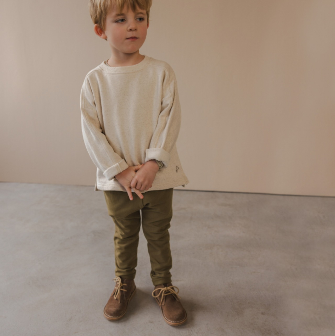 Phil&Phae　Loose sweater l/s linen-blend essential - natural