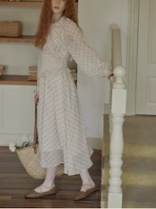 Rêverie à Pois Ruffle Dress F0784