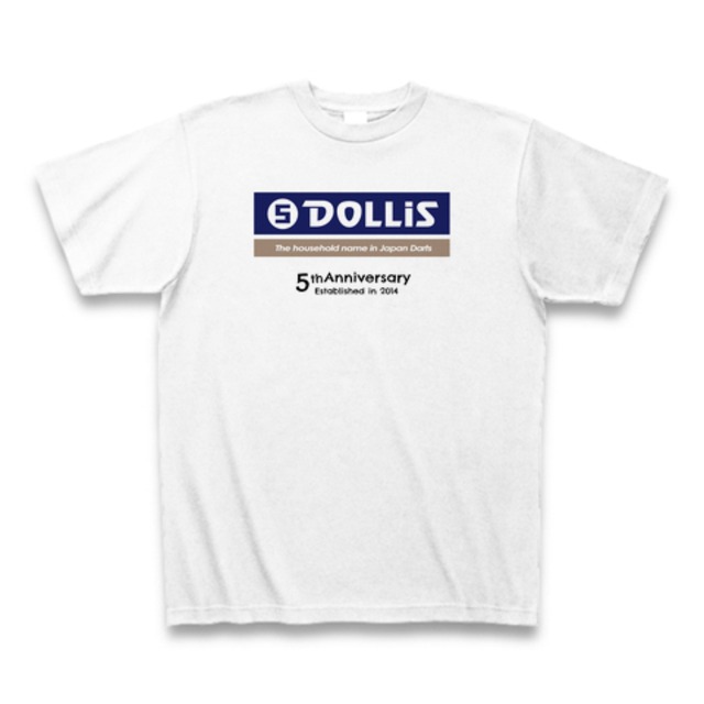 DOLLiS 5周年記念Tシャツ（ネイビー）