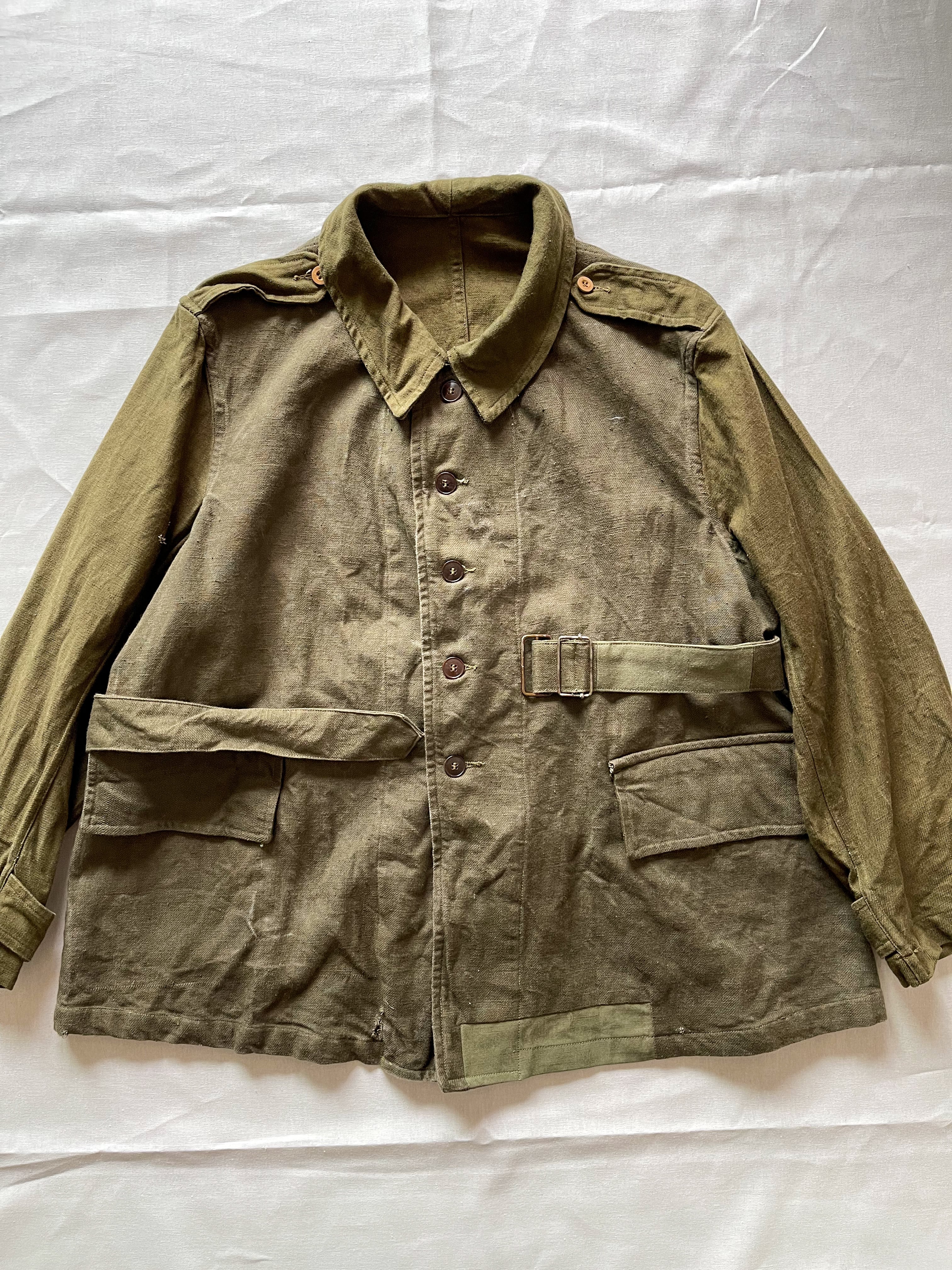 French Military M38 Bourgeron short Jacket rare fabric
