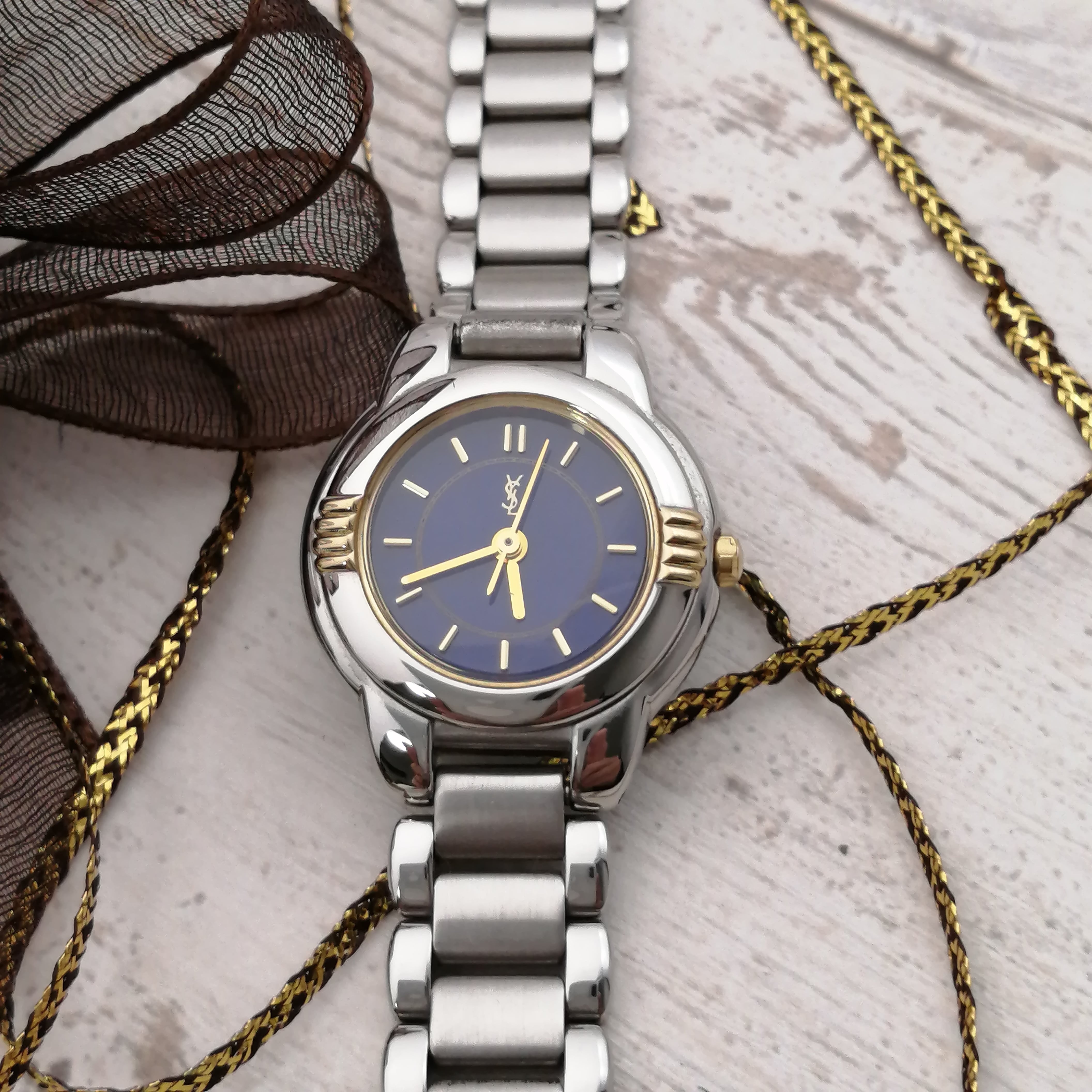 極美品✨イヴ・サンローラン ✨ヴィンテージ 電池交換済 レディース 腕時計 Masaco Vintage （マサコ ヴィンテージ  ）腕時計やアクセサリーのお店