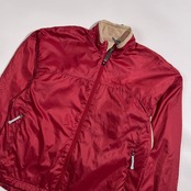 Marmot マーモット デサント製 ナイロン フルジップ ジャケット M /レッド系 メンズ