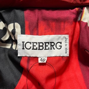 vintage ICEBERG decorative padding jacket “Bugs Bunny”