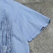 90's red head animal embroidery print tee