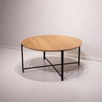 ASPLUND アスプルンド SQUARE ROOTS スクエアルーツ QUATTRO COFFEE TABLE S クアトロ コーヒーテーブル ローテーブル 円形 テーブル オーク材 スチール脚 北欧 モダン インダストリアル