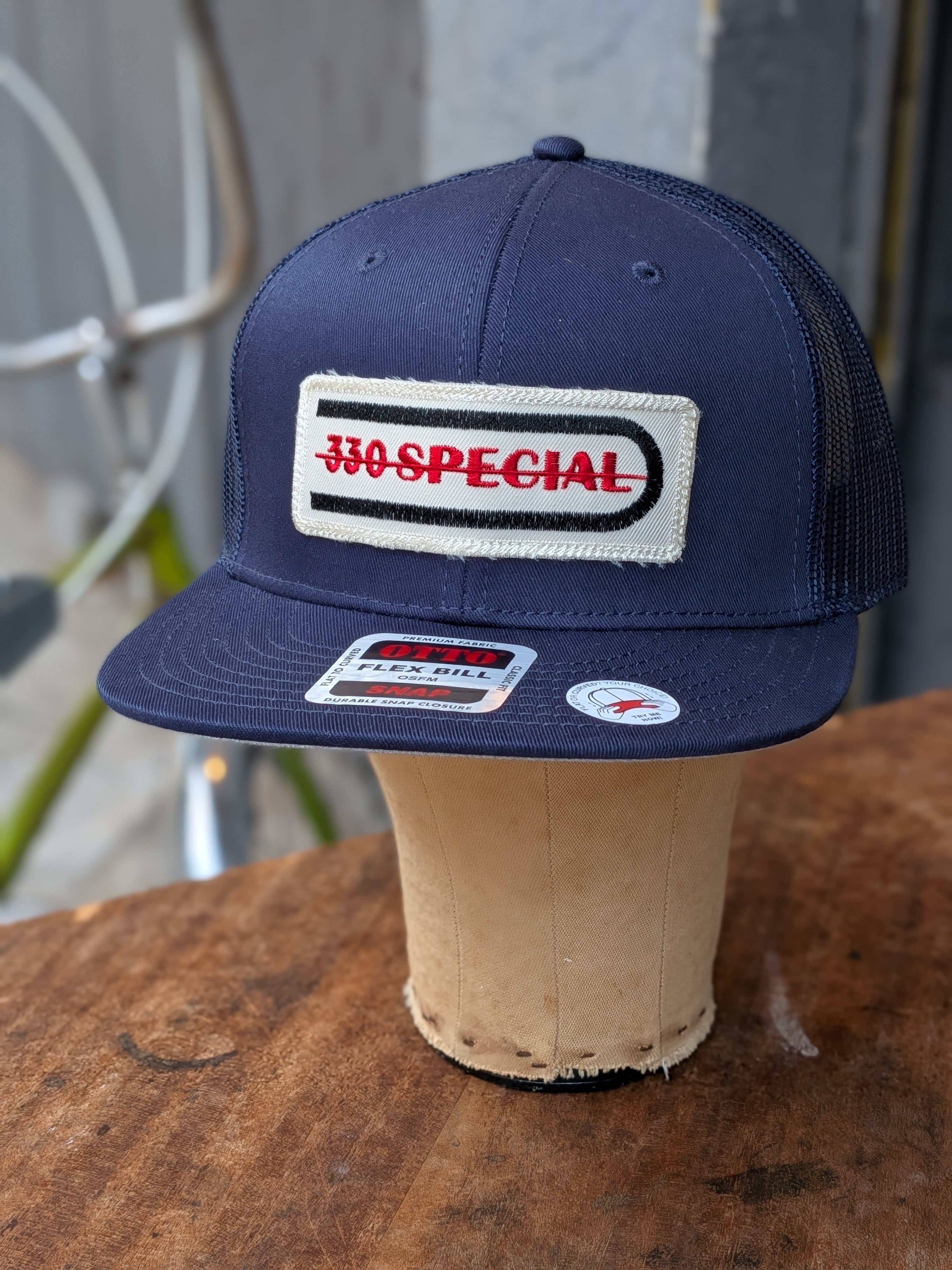 BAA COSTUME MFG. "330 SPECIAL TRUCKER MESH CAP" Navy Color
