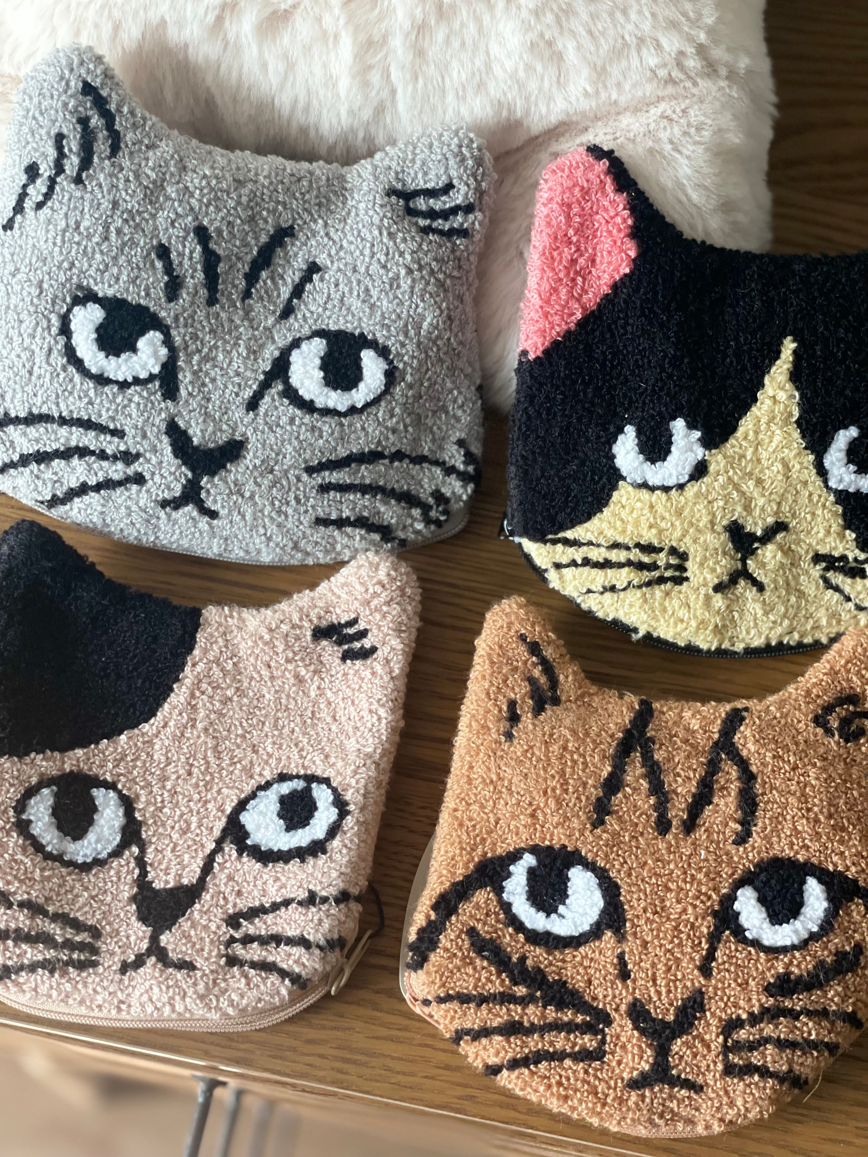 松尾ミユキ Cat moco pouch《Pumpkin》 | 暮らし道具と服のお店 Zoo