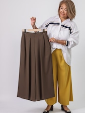 BRAHMIN(ワイドガウチョパンツ)