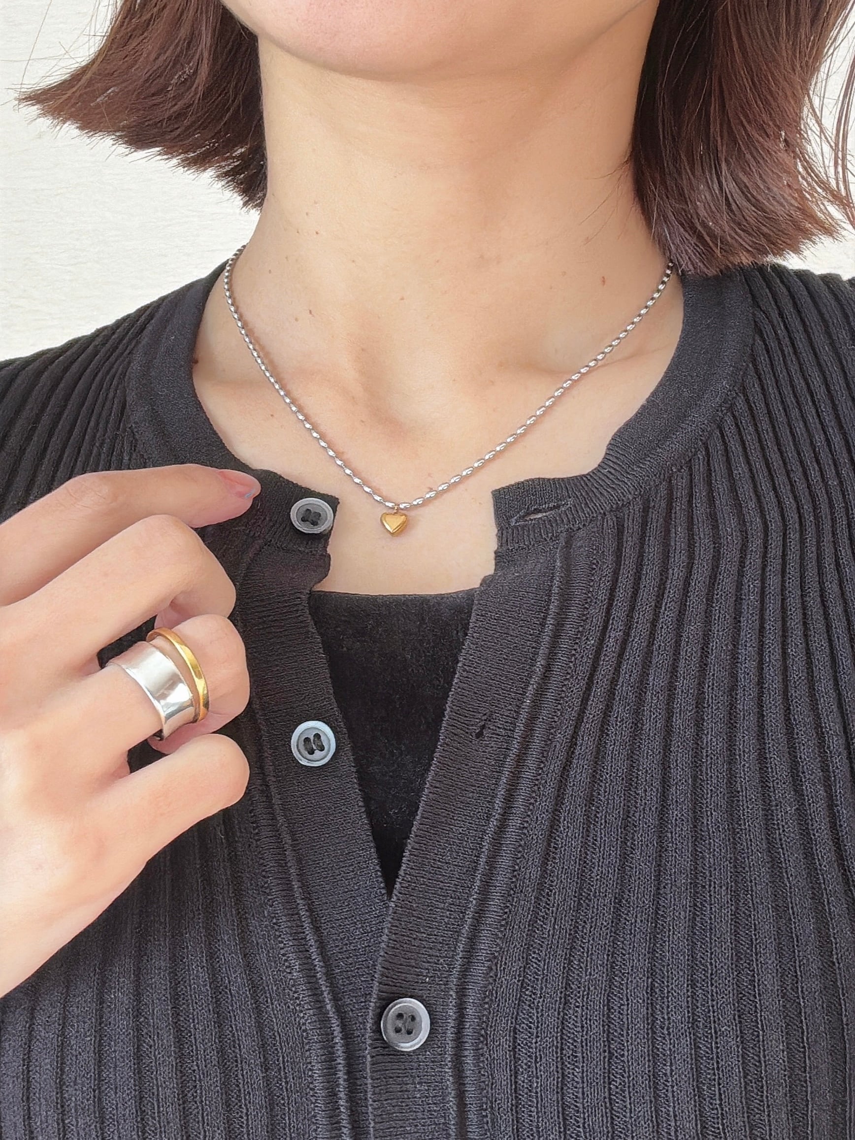 MSAハートチャームネックレス | joie