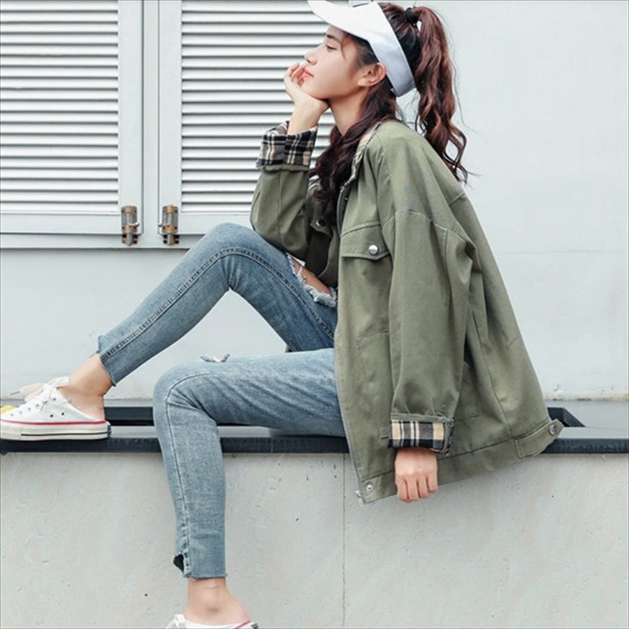 送料無料】 ジャケット 無地 カジュアル系 大人可愛い きれいめ