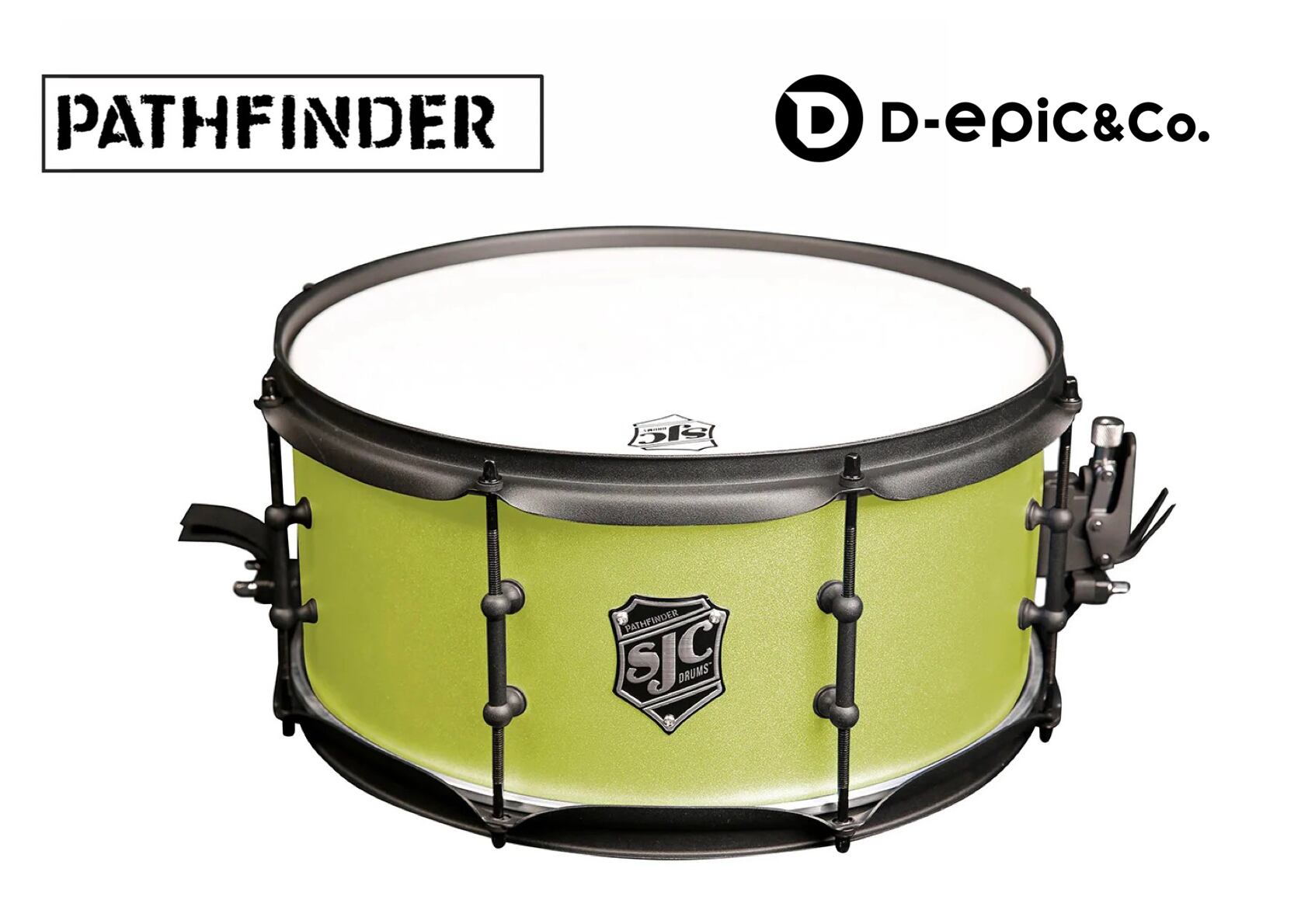SJC Custom Drums – Pathfinder Series Snare Drum（Cosmic mint） | D