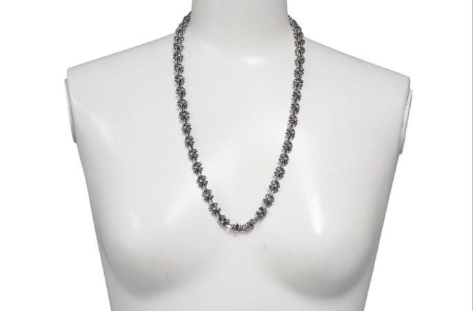 CHROME HEARTS シルバー ネックレス CHROME HEARTS クロムハーツ ネックレス サイズ:16inch タイニーCH