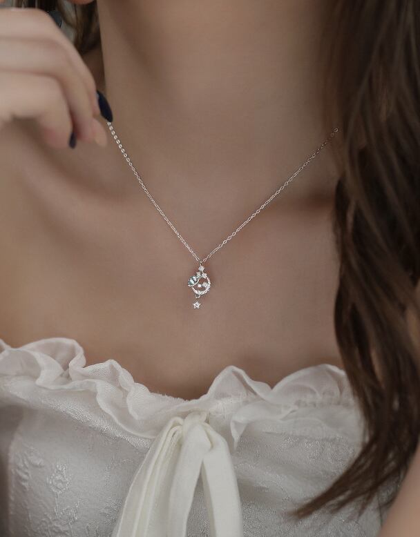 紘　K18 silverネックレス　真珠　925　K18 オリジナルK18ネックレス ジルコン レディース シンプル上品 | Daimaruya