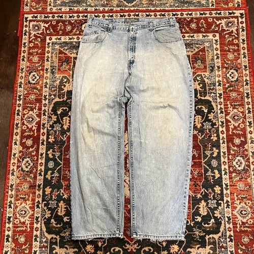 00s Levi's Silver Tad USA製 ヴィンテージ デニムパンツ W92cm ダメージ ストレート ジーパン リーバイス 493刻印 インディゴ 90s