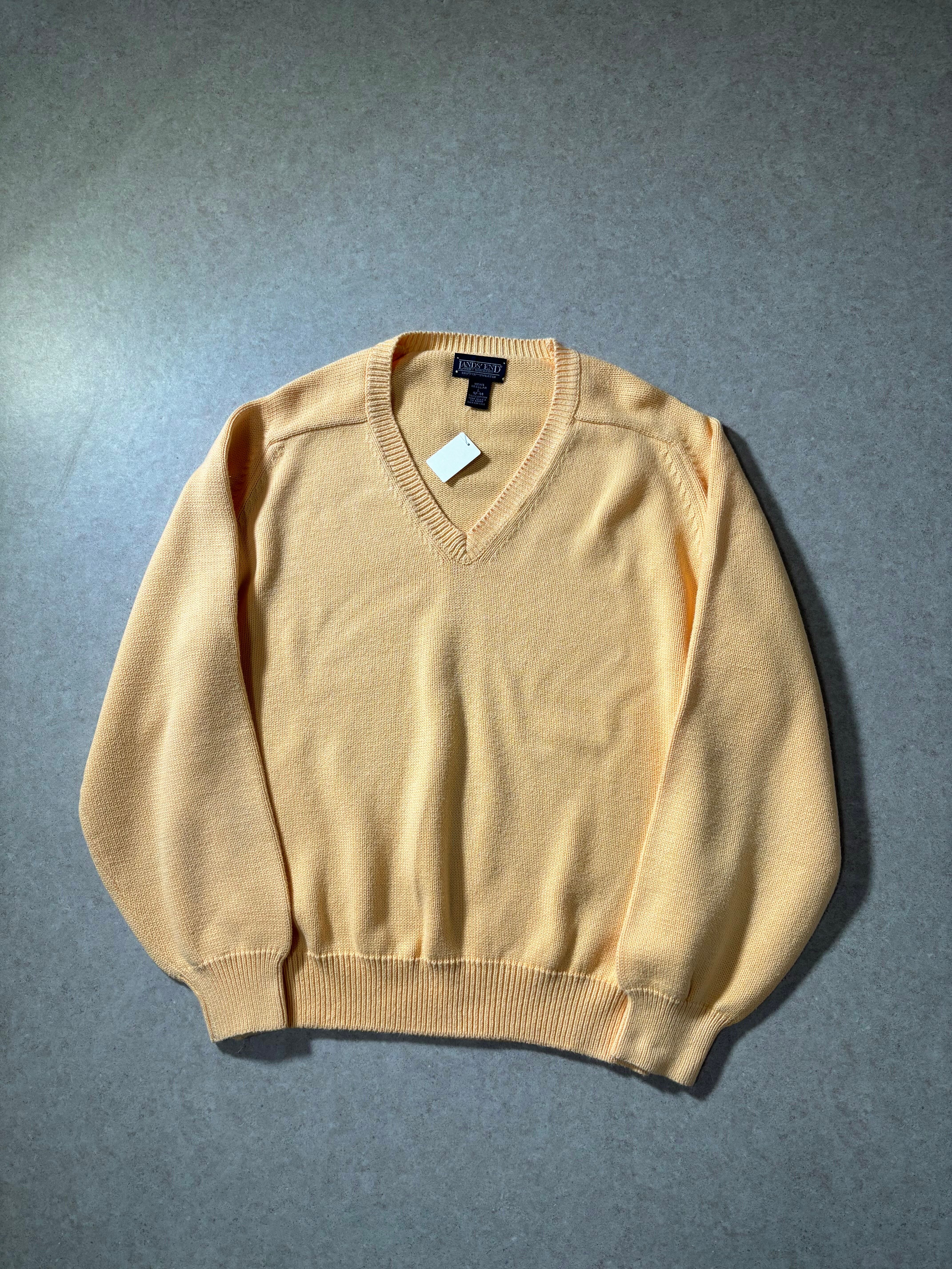 90s LANDS'END cotton knit | 古着屋2000