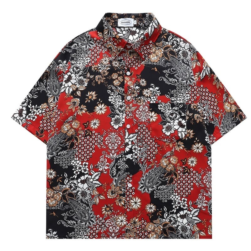 Paisley x Flower combi shirt 3225