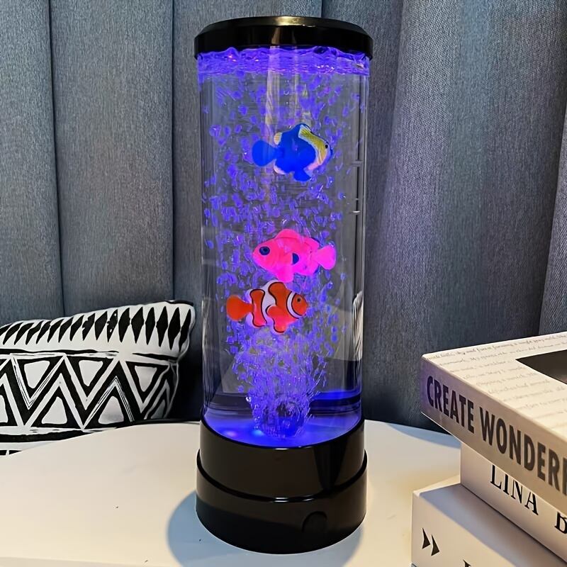 ナイトライト ミニ 水槽 クマノミ 海洋生物 おしゃれ かわいい USB