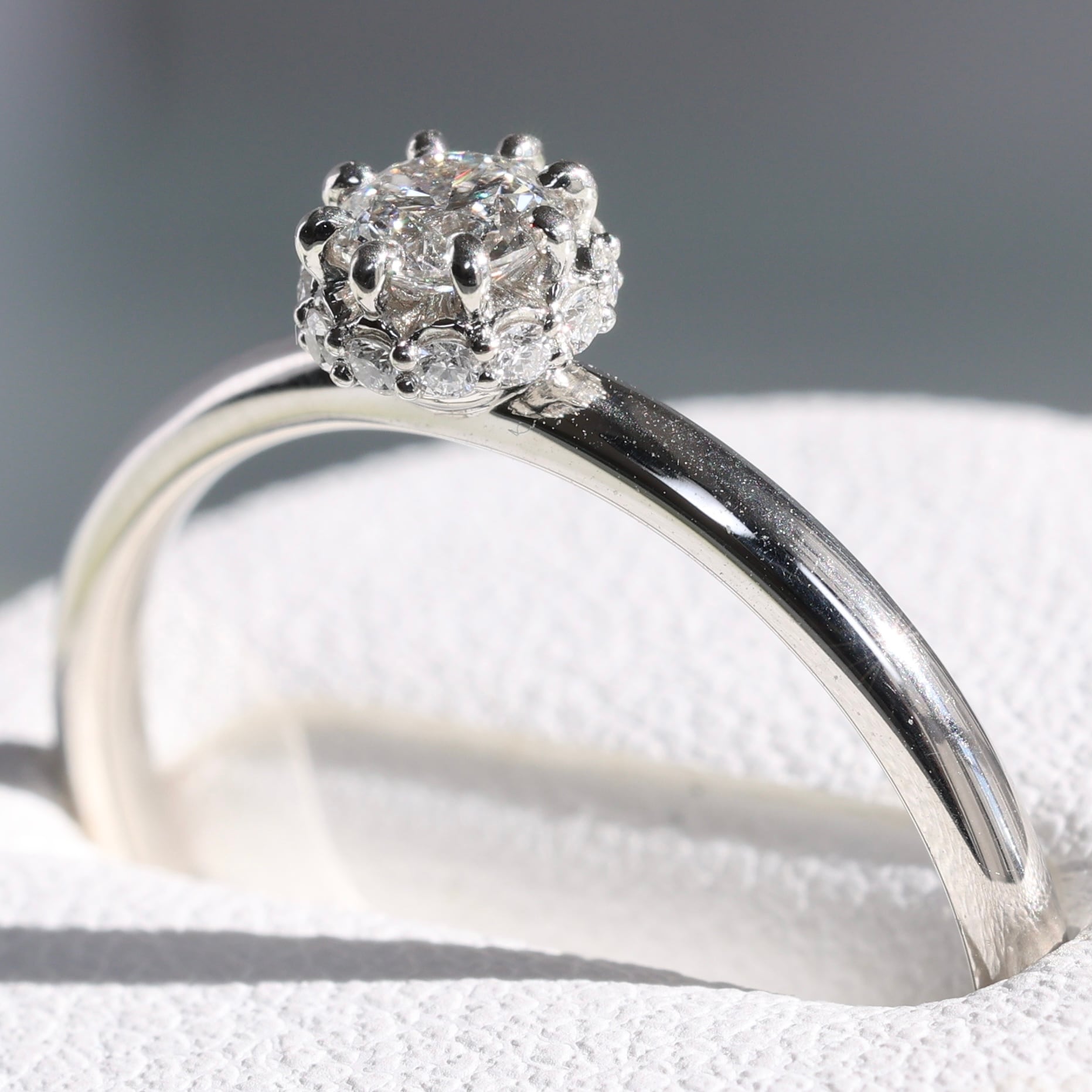 ブランド刻印消え Pt950 ダイヤモンド 0.20ct リング プラチナ 14号  