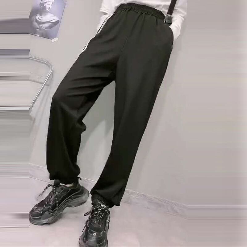 プラスサイズの脂肪の姉妹mm秋のオーバーオール2020新しい女性のストレートドレープカジュアルパンツ緩いと薄い ミックスインファッション95806523338