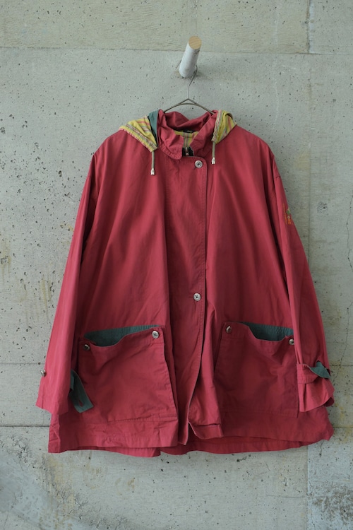 Dark Red Mountain Parka