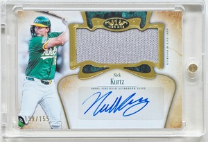 Nick Kurtz | 2026 Topps Tier One Jumbo Relic 139/155 | Athletics | Ungraded
