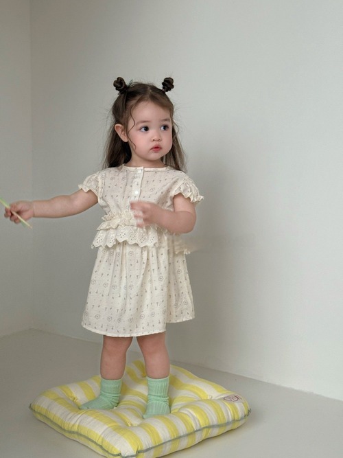 [my daughter] Layered Frill Dress / [마이다럴] 레이어링프릴원피스