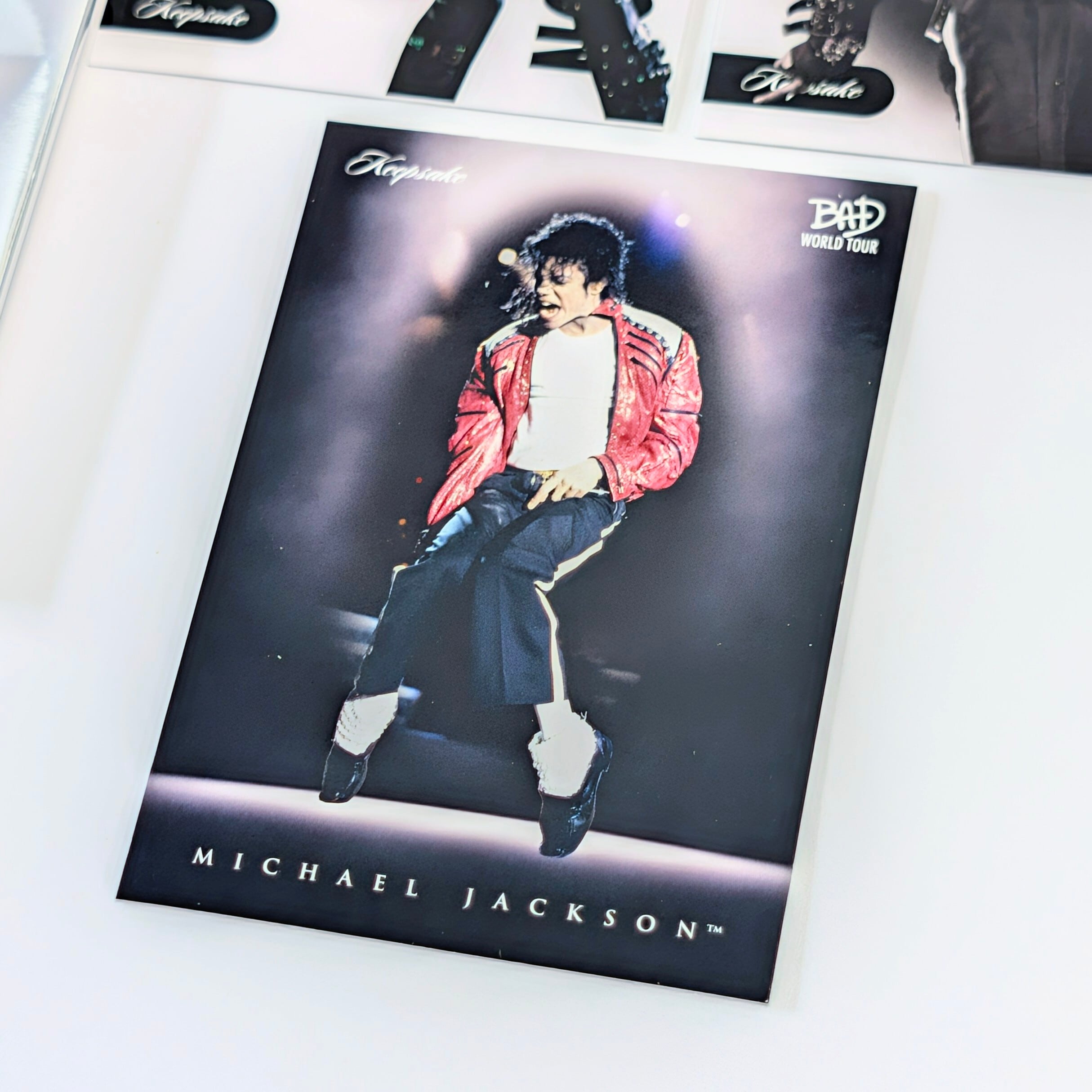 ⚡️SUPER LIMITED⚡️送料無料！【 Michael Jackson   ( マイケルジャクソン ) 】MICHAEL JACKSON Bad World Tour Keepsake Premiere Edition （1パック=4カード入）/ トレーディングカード / トレカ〚アメリカン雑貨 アメトイ〛