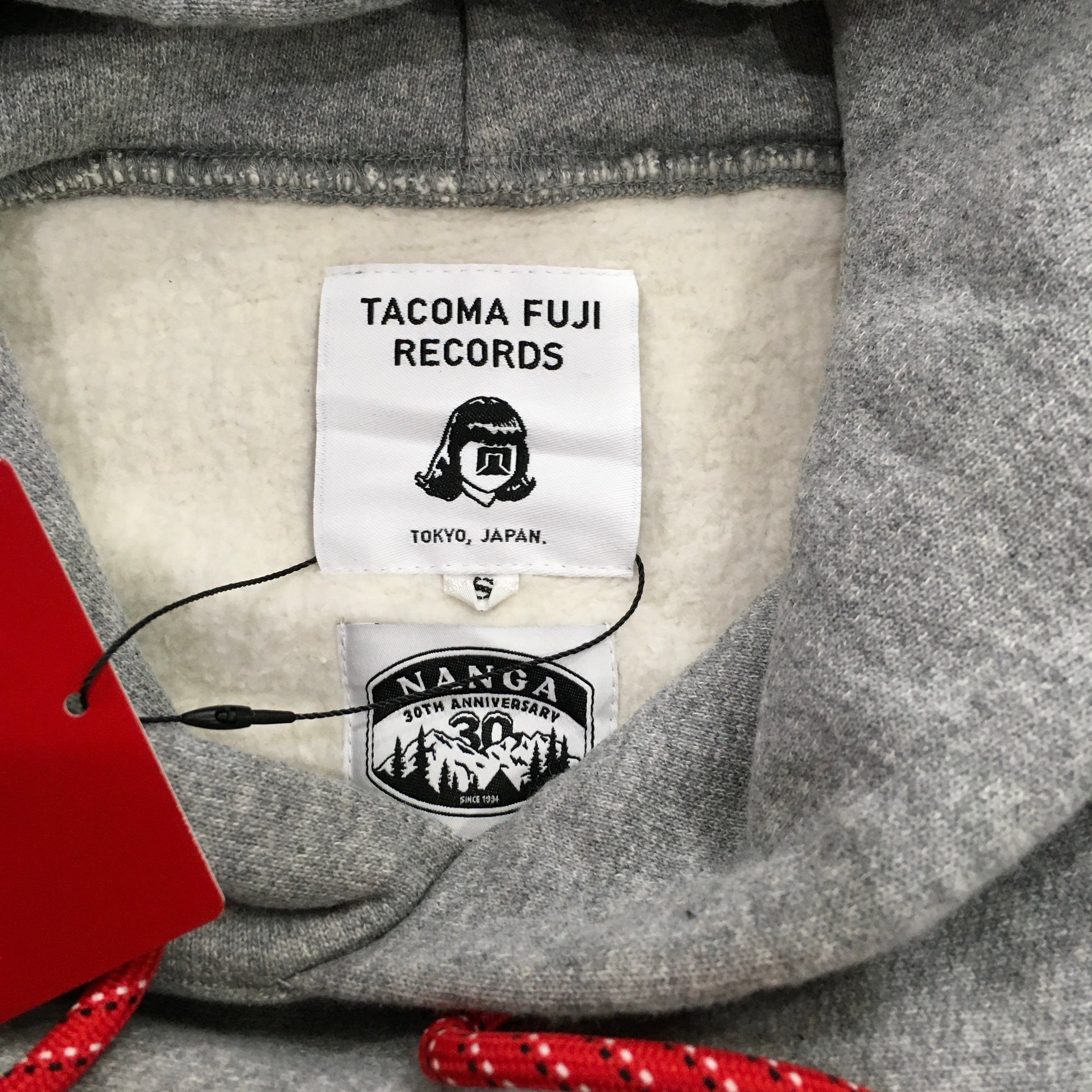NANGA×TACOMA FUJI RECORDS LOGO HOODIE Sサイズ | sproutzero