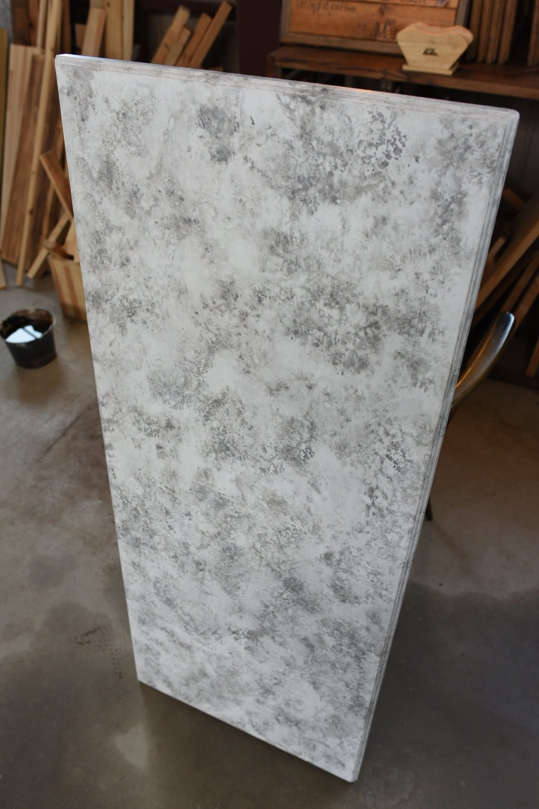 天板販売 ホワイト&グレー 120cm*50cm こたつ 撮影 フォトボード