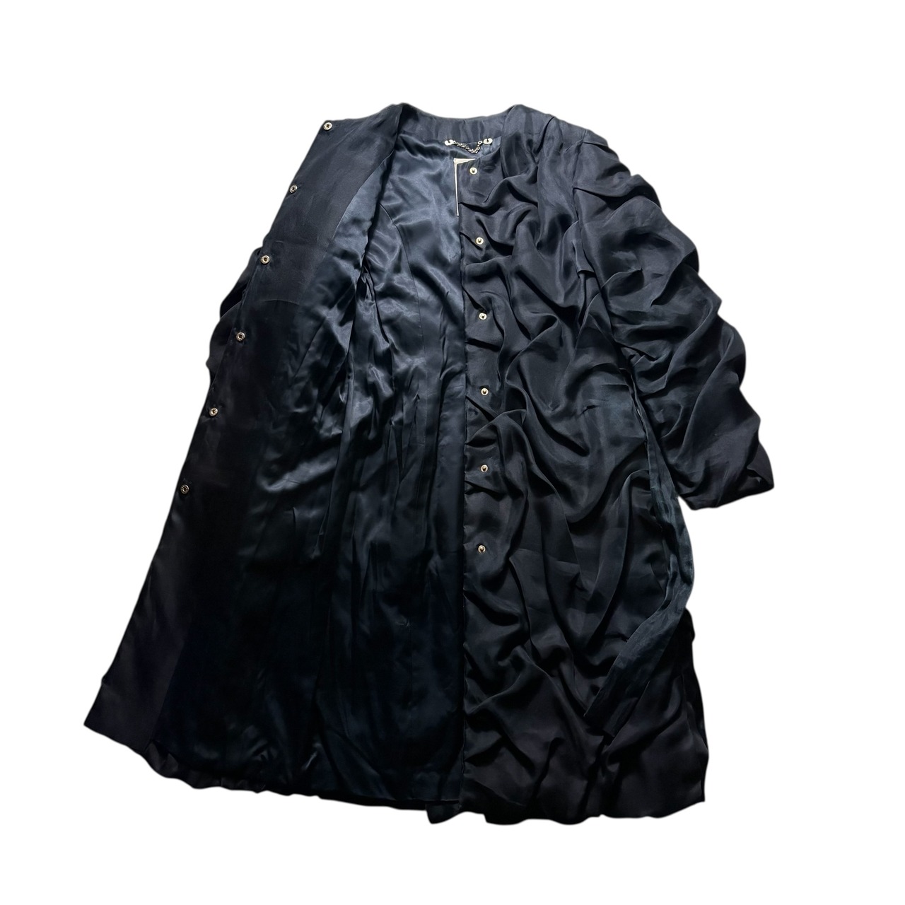 2009aw ALLEGRI silk gather coat