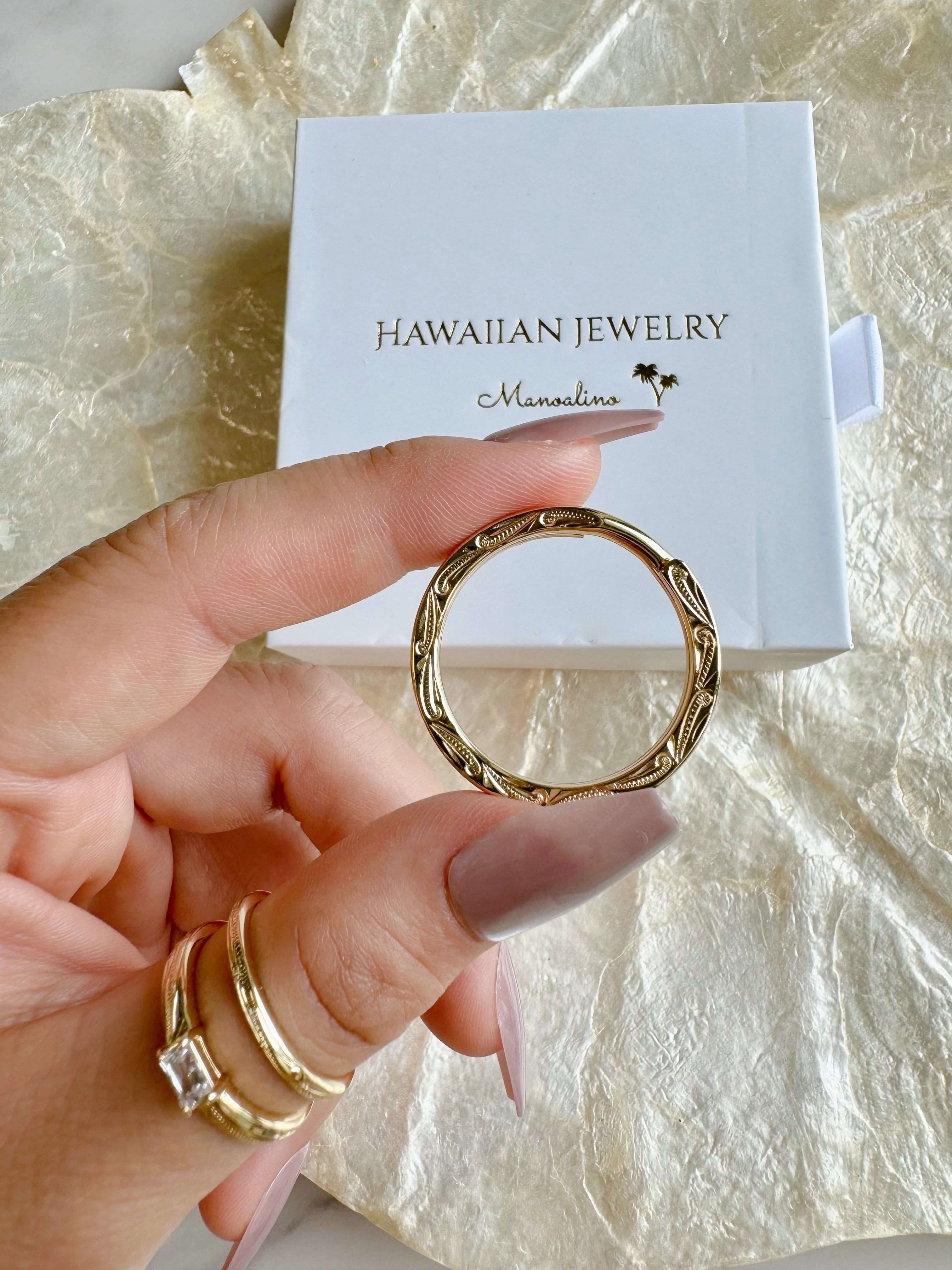 手彫り】keyring Hawaiian jewelry(キ―リングハワイアンジュエリー