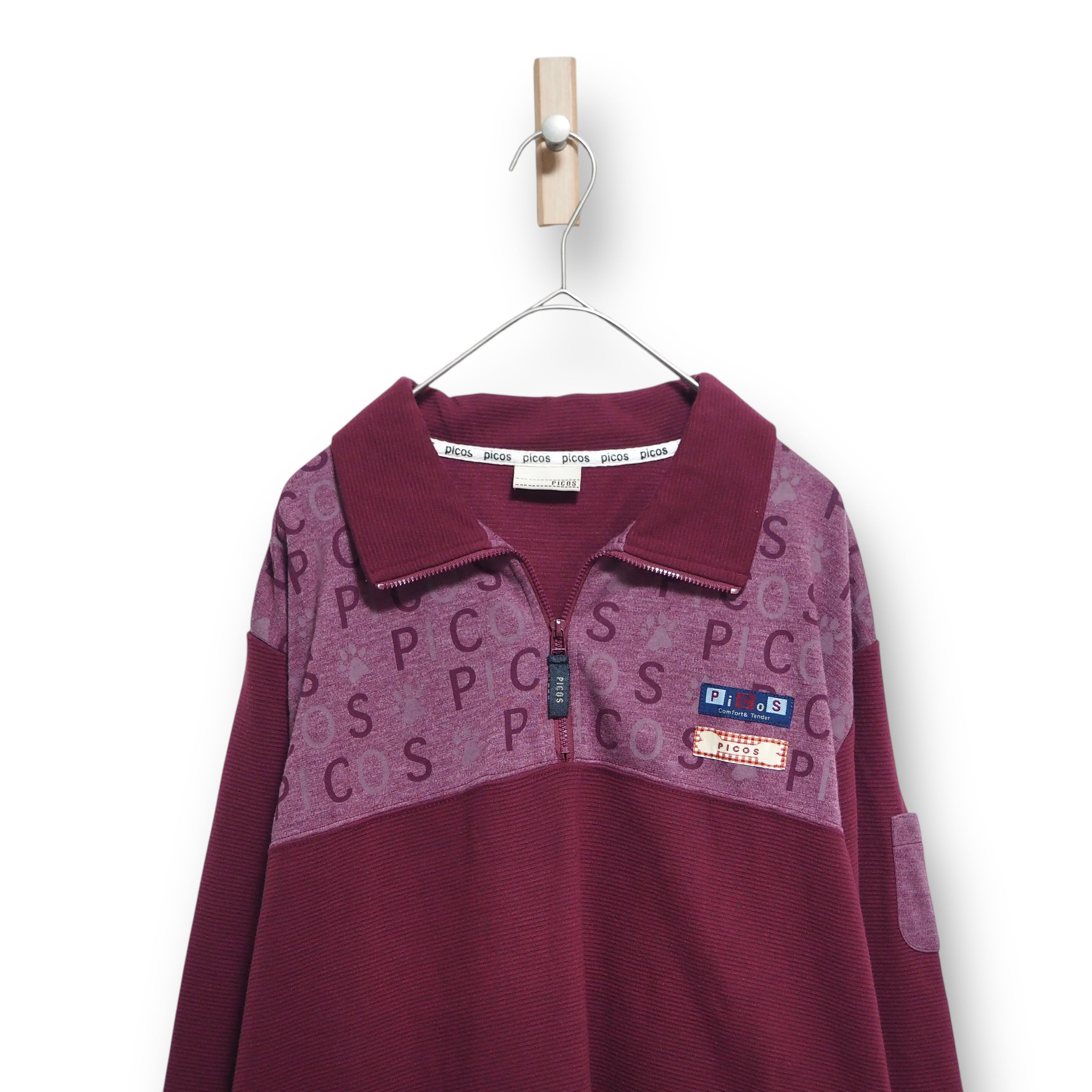 【VINTAGE】ハーフジップスウェット