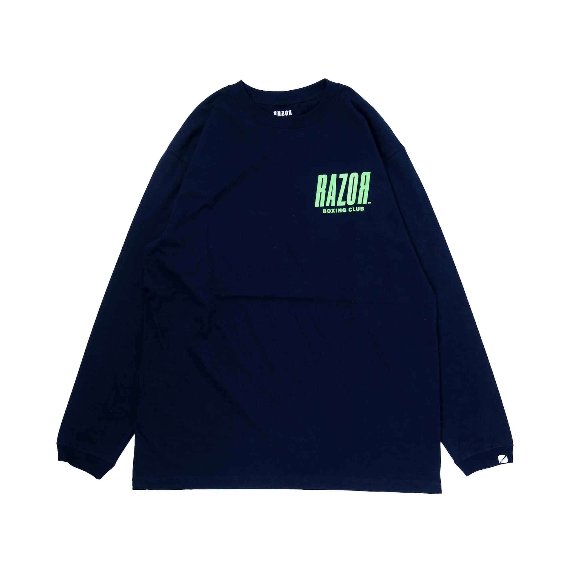 COTTON L/S T-SHIRT ‘THE FIGHT’ NAVY