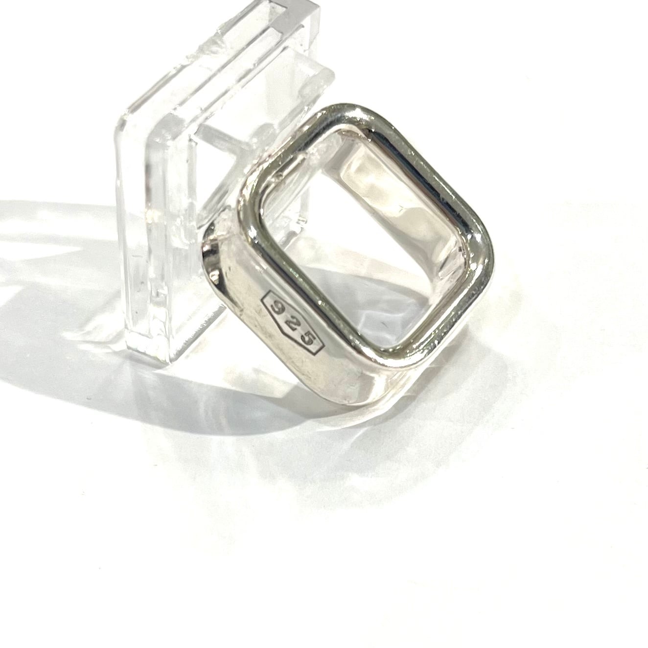 TIFFANY & Co. 1837 スクエアリング シルバー925 TIFFANY&CO.】【5.5-6号】2603 T&CO 1837 スクエアリング／シルバー925