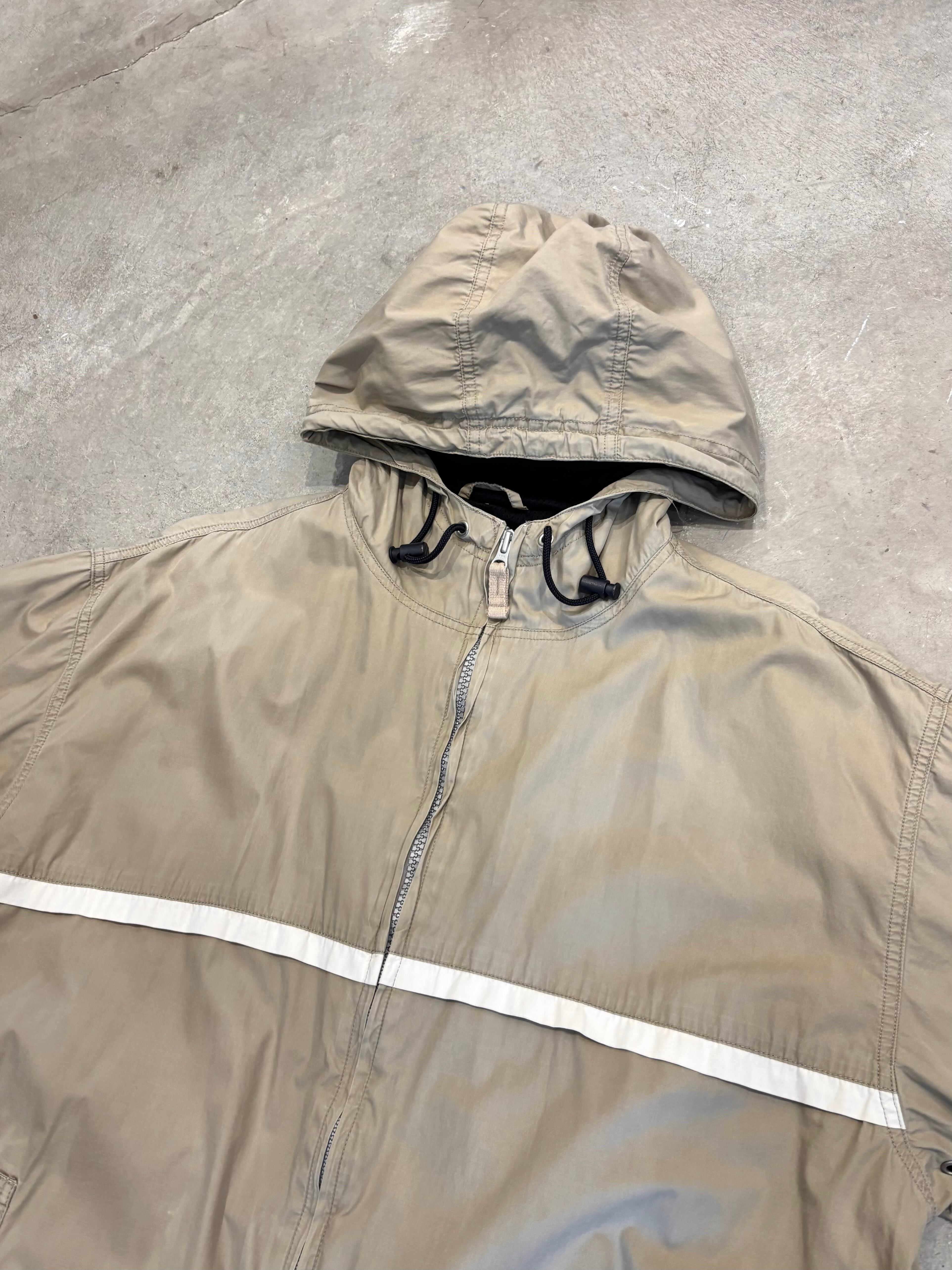 90s “GAP” Double Zip Hooded Cotton Jacket | RENGA CLOTHING STORE
