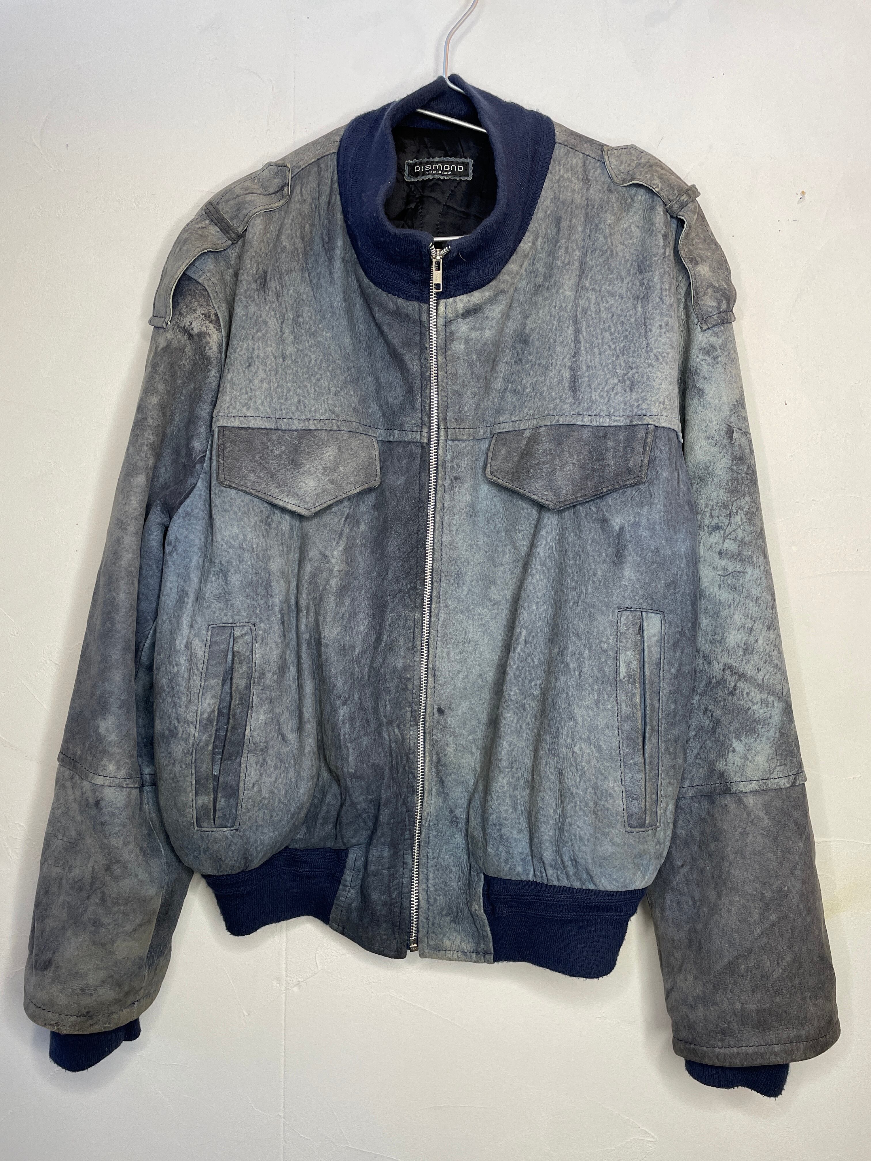 イタリア製スエード調ブルゾン