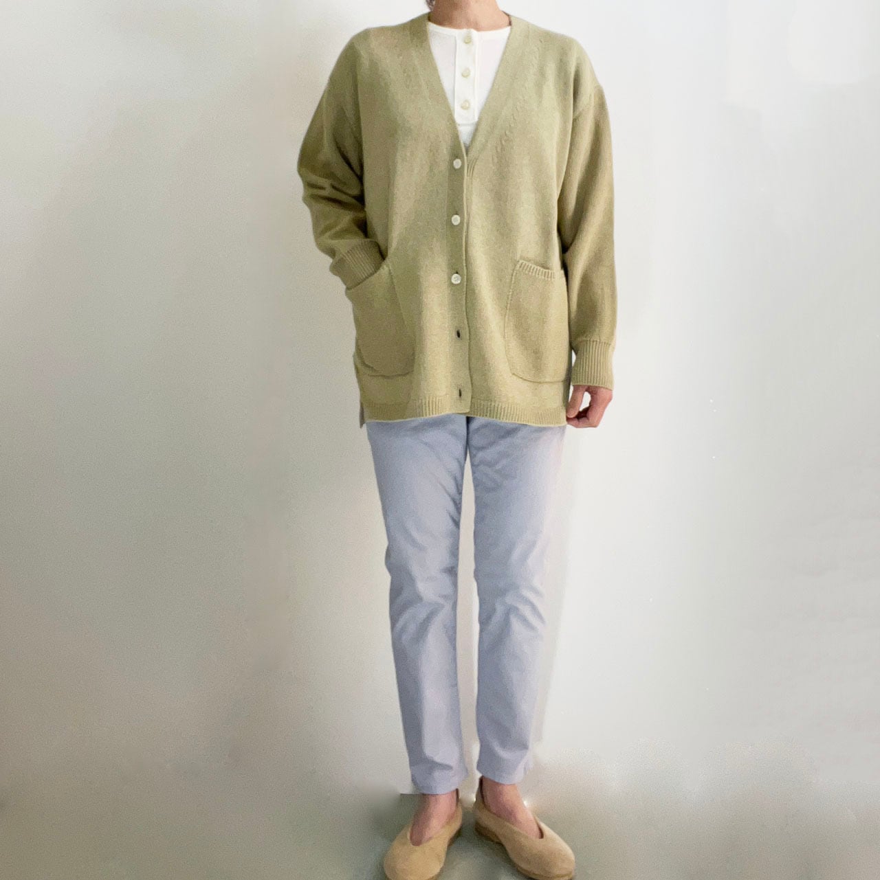 COMM.ARCH. コム・アーチ HAND FRAMED CO.LINEN C/D コットンリネン