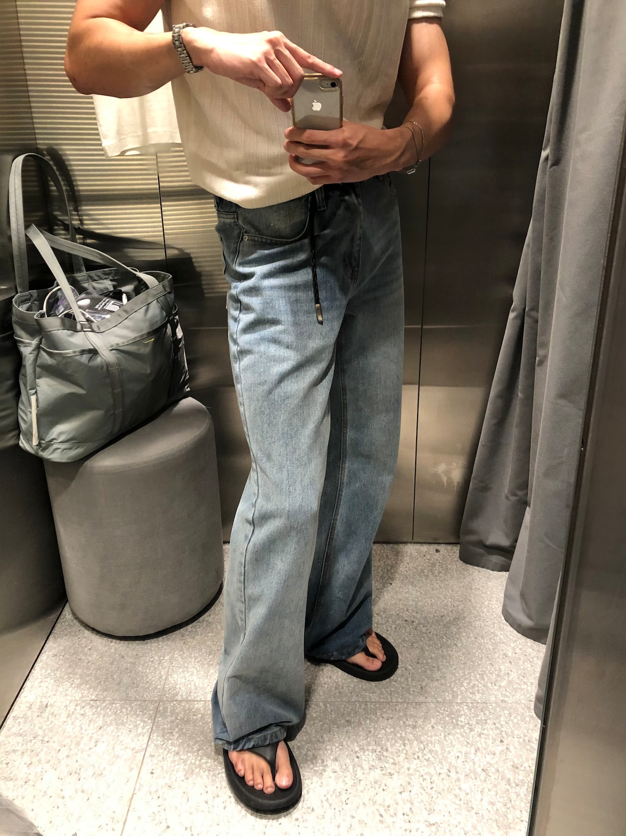 Relaxed Boots-cut Denim [Light Blue] - 9