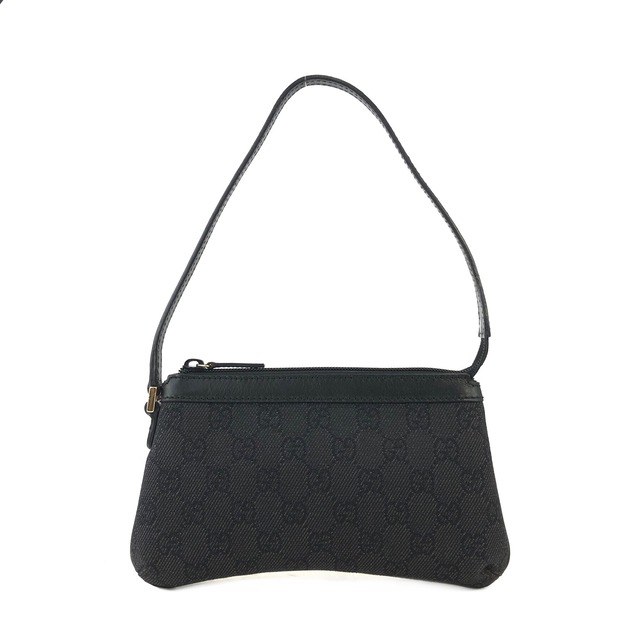 GUCCI グッチ GG柄 キャンバス ホーボー ミニバッグ ブラック vintage ヴィンテージ オールド c3ne6d