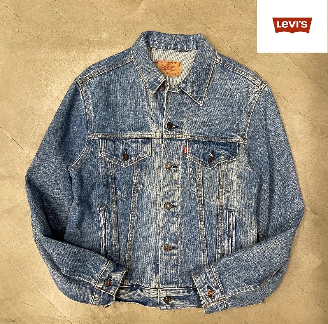 90-00's Levi's 70500 Black Denim Jacket L / リーバイス デニム