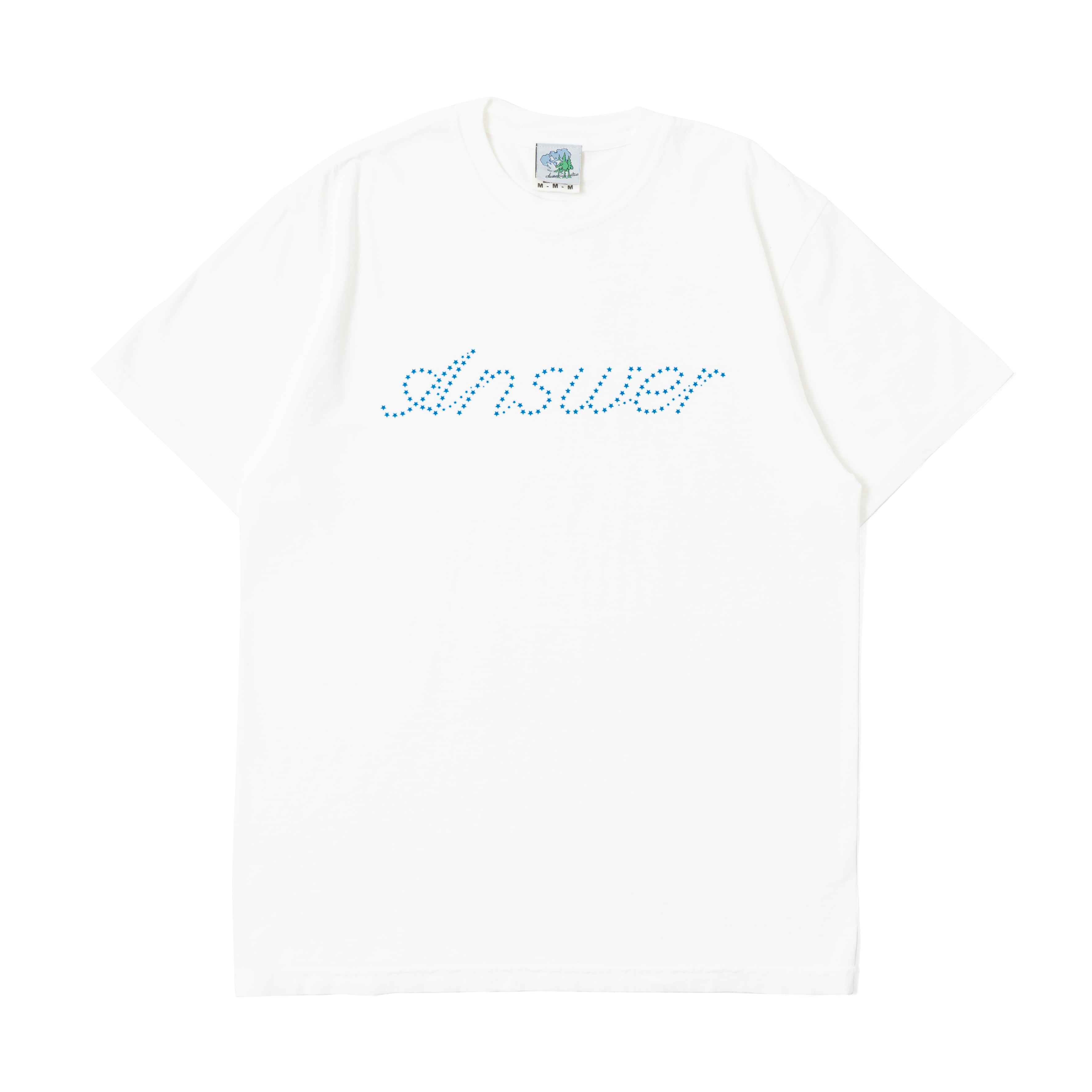 ANSWER STAR TEE WHITE
