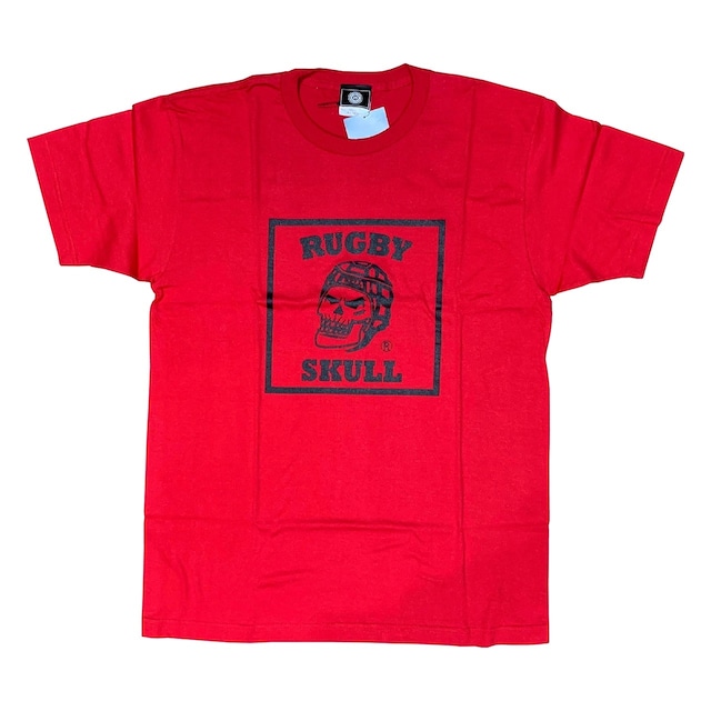 【YBC】RUGBY SKULL Big Logo T-Shirt Red