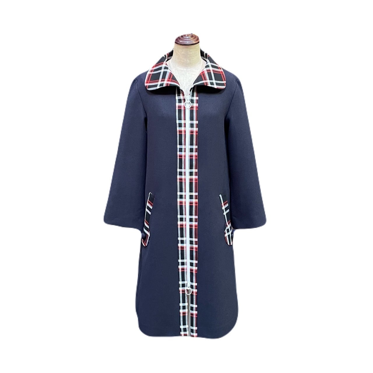 新品 originalJohn ネイビー コート M オリジナルジョン Original John(オリジナルジョン) | 胸ポケットにビーズワッペンを配