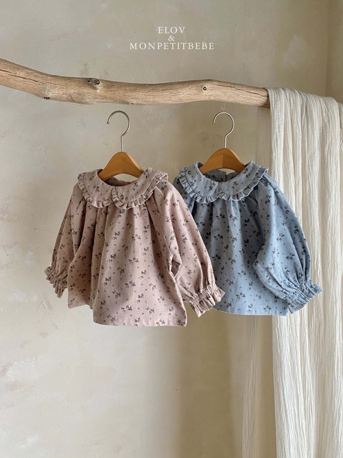monpetitbebe【予約商品】/ Lua Frill Blouse