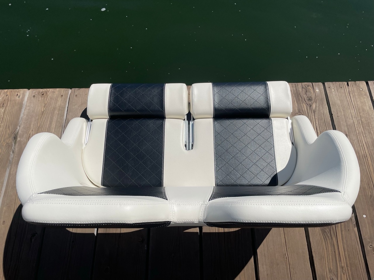 システムマリンレザーダブルシート Tan(ブラウン)色